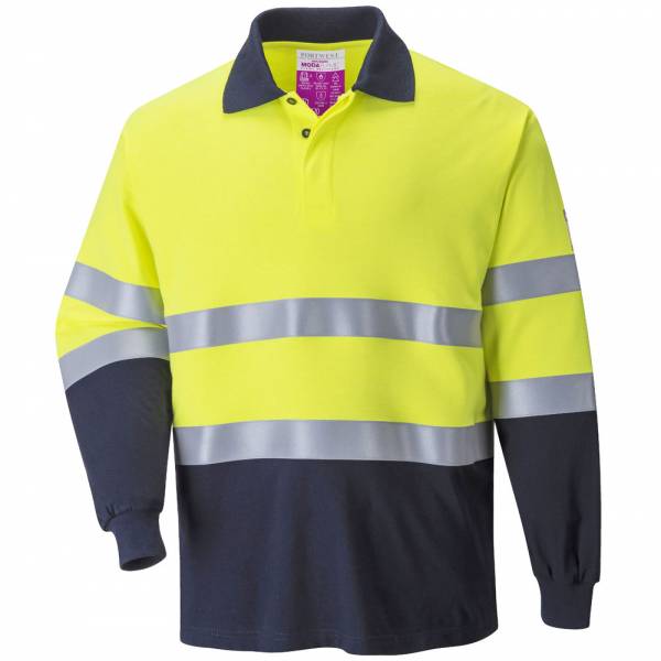 Polo de alta visibilidad ignífugo y antiestático Polo de alta visibilidad ignífugo y antiestático