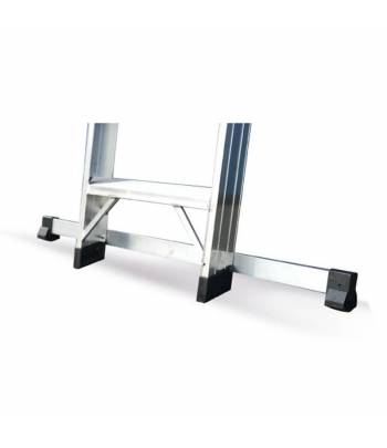 Escalera de apoyo de acceso con desembarco y peldaños de 10 cm e inclinación de 68 ° Escalera de apoyo de acceso con desembarco y peldaños de 10 cm e inclinación de 68 °