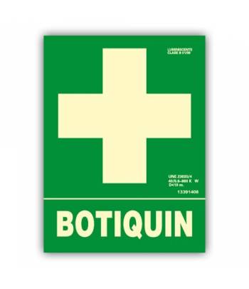 Señal rectangular: "Botiquín"