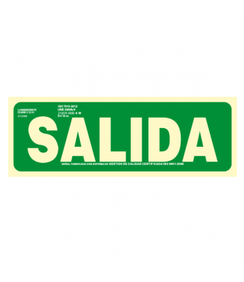 Señal Salida Clase A (Disponible en varios tamaños)