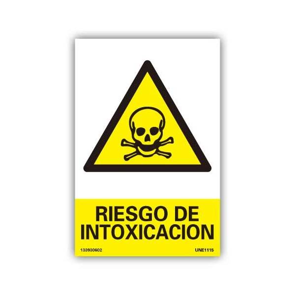 Su pictograma y texto avisan del peligro de una zona, atmósfera o espacio con riesgo por intoxicación a causa de gases tóxicos.