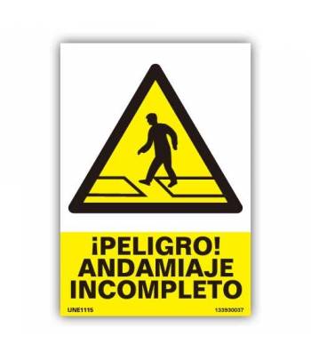 Advertencia de andamiaje incompleto