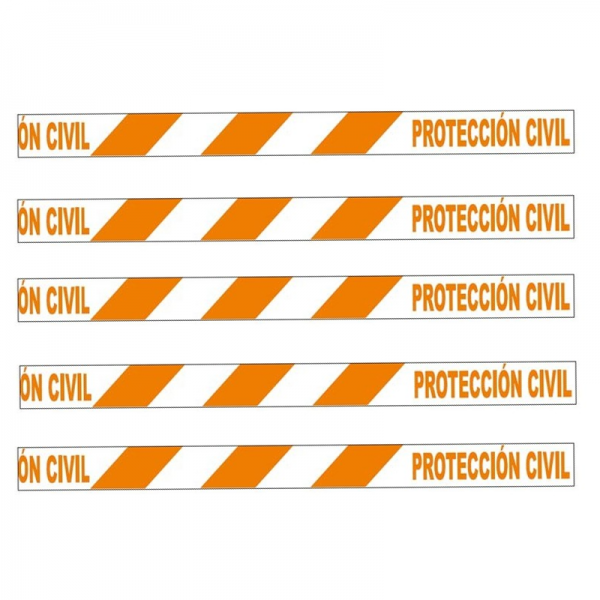 Cinta de balizar para protección civil Cinta de balizar para protección civil