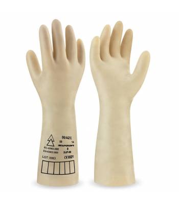 Guantes de látex natural sin soporte para trabajos eléctricos