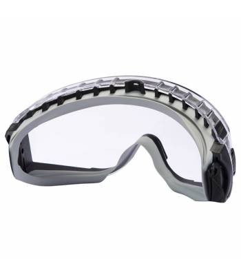 Gafa de protección integral fabricada en una montura ultra flexible de TPV Gafa de protección integral fabricada en una montura ultra flexible de TPV