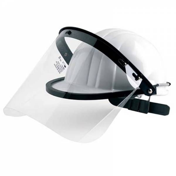 Pantalla facial para adaptar a cascos de seguridad