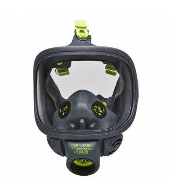 Máscara de protección respiratoria con doble borde de sellado y conexión RD40