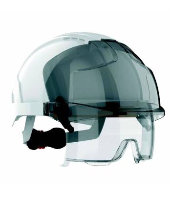 Casco de seguridad con gafas de seguridad integradas