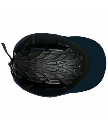 Gorra antigolpes con ribete reflectante y casquete protector fabricado en ABS Gorra antigolpes con ribete reflectante y casquete protector fabricado en ABS