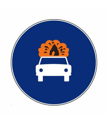 solo pueden circular por la vía vehículos que transporten mercancías explosivas o inflamables solo pueden circular por la vía vehículos que transporten mercancías explosivas o inflamables