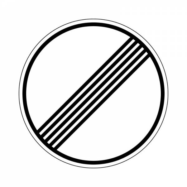 Señaliza el fin de todas las prohibiciones anteriores Señaliza el fin de todas las prohibiciones anteriores