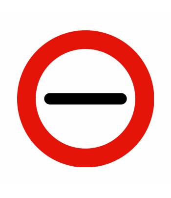 Indica la prohibición de acceso a un lugar, vía o camino sin detenerse previamente Indica la prohibición de acceso a un lugar, vía o camino sin detenerse previamente
