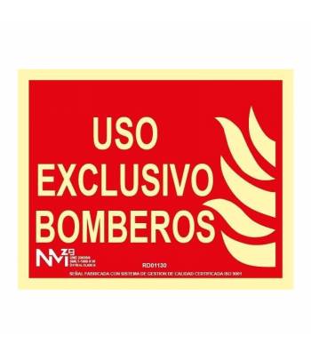 Señal de evacuación fotoluminiscente