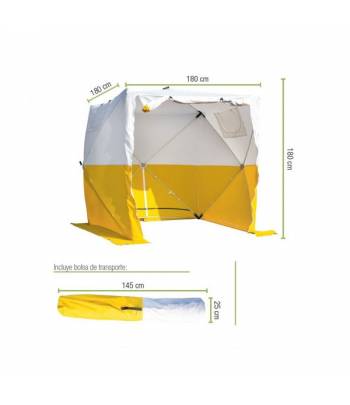 Tienda para cubrir el espacio de trabajo o el trípode mientras se realizan trabajos en espacios confinados