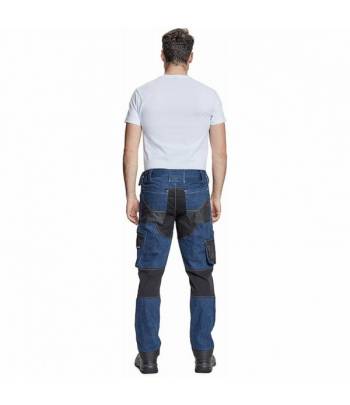 Pantalón de trabajo Cerva Neurum confeccionado en tejido vaquero elástico Trifibetex de alta calidad y con refuerzos en Cordura Pantalón de trabajo Cerva Neurum confeccionado en tejido vaquero elástico Trifibetex de alta calidad y con refuerzos en Cordura