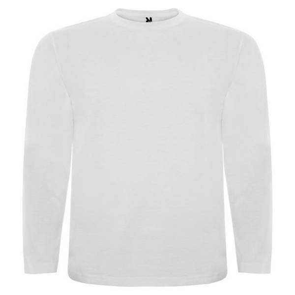 Camiseta de algodón de manga de larga básica