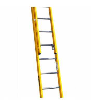 Escalera extensible de 2 tramos de fibra de vidrio 14+14 Peldaños - Alevan