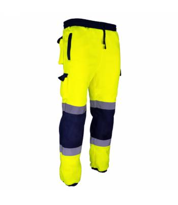 Pantalones de trabajo de alta visibilidad en formato bicolor