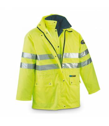 Parka 3 en 1 con certificado de alta visibilidad y elementos impermeables Parka 3 en 1 con certificado de alta visibilidad y elementos impermeables