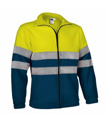 Chaquetilla tipo polar certificada para entornos de baja luminosidad