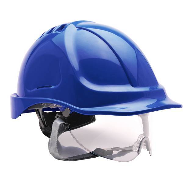Casco de trabajo Endurance con visor abatible (Varios colores)