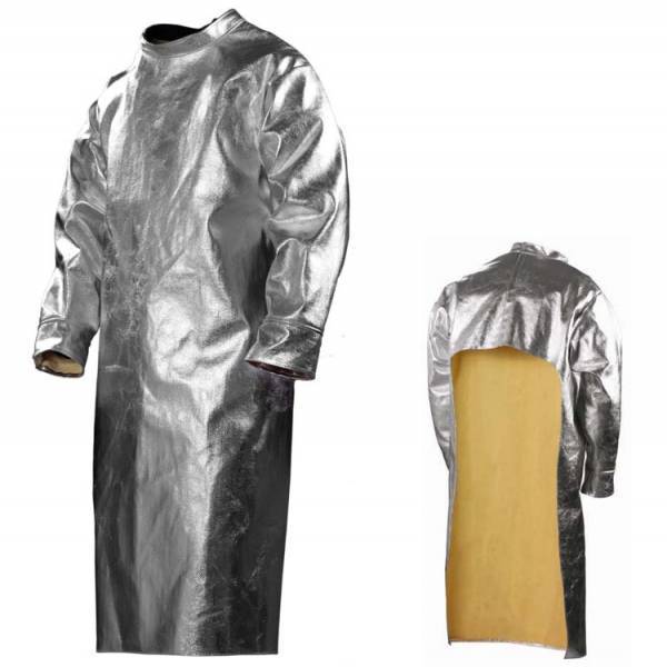 Mandil aluminizado de una sola pieza con mangas Mandil aluminizado de una sola pieza con mangas
