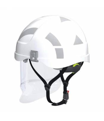 Casco de seguridad con aislante eléctrico y visor retráctil  (SECRAT)