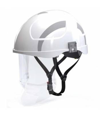 Casco de seguridad con aislante eléctrico y visor retráctil  (SECRAT)