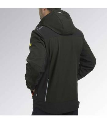 Diadora Carbon Tech Softshell (verde e preto)